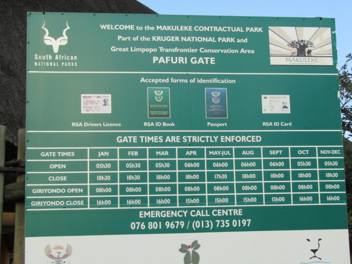Pafuri Gate Guesthouse Mabiligwe Екстер'єр фото